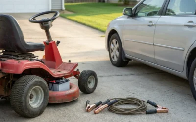 Can You Jump a Lawn Mower Battery With a Car?