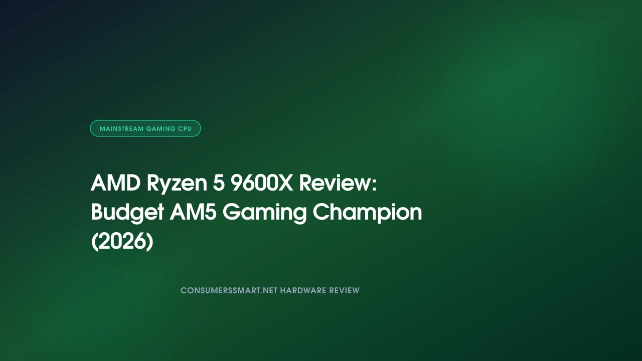 AMD Ryzen 5 9600X Review: Budget AM5 Gaming Champion (2026)
