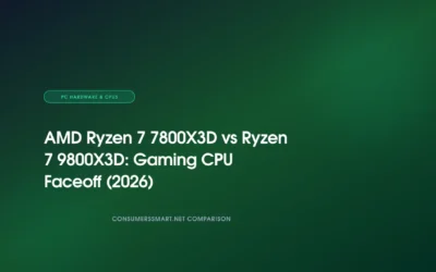 AMD Ryzen 7 7800X3D vs Ryzen 7 9800X3D: Gaming CPU Faceoff (2026)