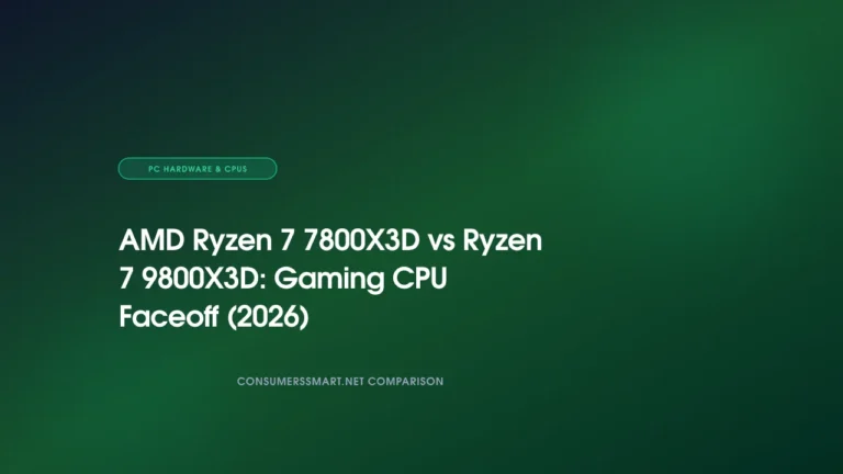 AMD Ryzen 7 7800X3D vs Ryzen 7 9800X3D: Gaming CPU Faceoff (2026)