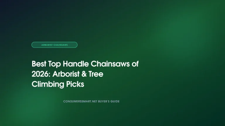 Best Top Handle Chainsaws of 2026: Arborist & Tree Climbing Picks