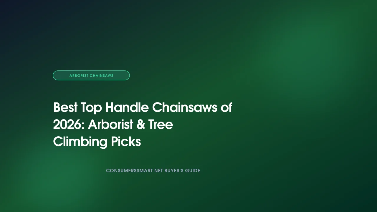 Best Top Handle Chainsaws of 2026: Arborist & Tree Climbing Picks