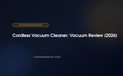 Cordless Vacuum Cleaner: Vacuum Review (2026)
