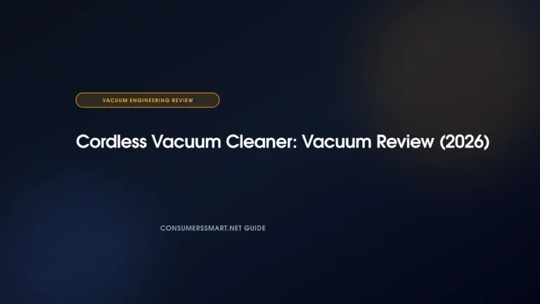 Cordless Vacuum Cleaner: Vacuum Review (2026)