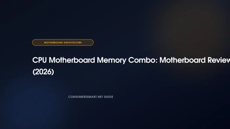CPU Motherboard Memory Combo: Motherboard Review (2026)
