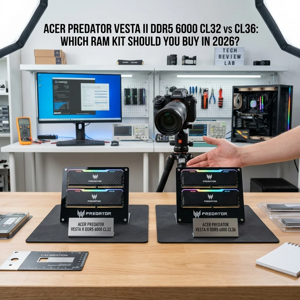 Acer Predator Vesta II DDR5 6000 CL32 vs CL36: Which RAM Kit Should You Buy in 2026? Acer Predator Vesta II DDR5 6000 CL32 vs CL36: Which RAM Kit Should You Buy in 2026?