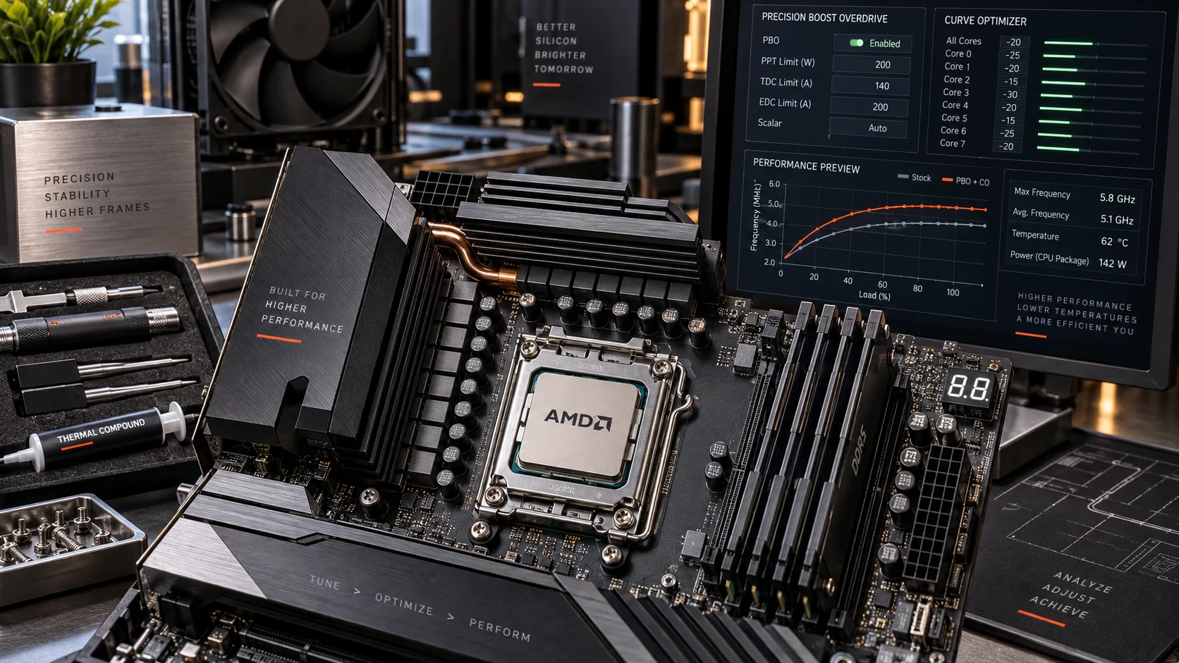 How to Configure AMD Precision Boost Overdrive (PBO) & Curve Optimizer (2026) How to Configure AMD Precision Boost Overdrive (PBO) & Curve Optimizer (2026) Detail