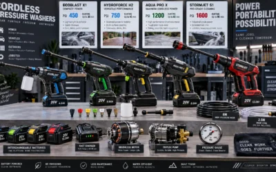 Battery-Powered Cordless Pressure Washers: PSI Limits, Run Time & Uses