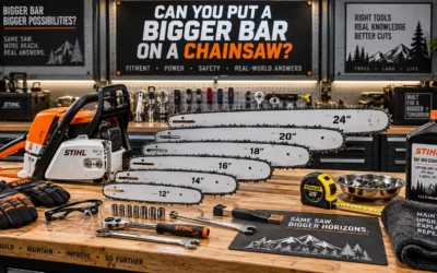 Can You Put a Bigger Bar on Chainsaw?