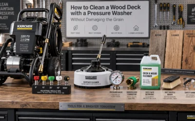 How to Clean a Wood Deck with a Pressure Washer Without Damaging the Grain