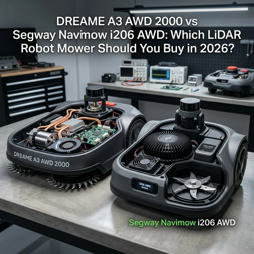 DREAME A3 AWD 2000 vs Segway Navimow i206 AWD: Which LiDAR Robot Mower Should You Buy in 2026? DREAME A3 AWD 2000 vs Segway Navimow i206 AWD: Which LiDAR Robot Mower Should You Buy in 2026? Detail