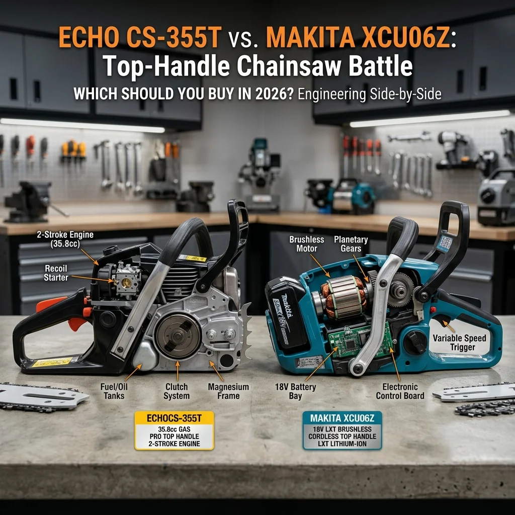 Echo CS-355T vs Makita XCU06Z: Top-Handle Chainsaw Battle — Which Should You Buy in 2026? Detail