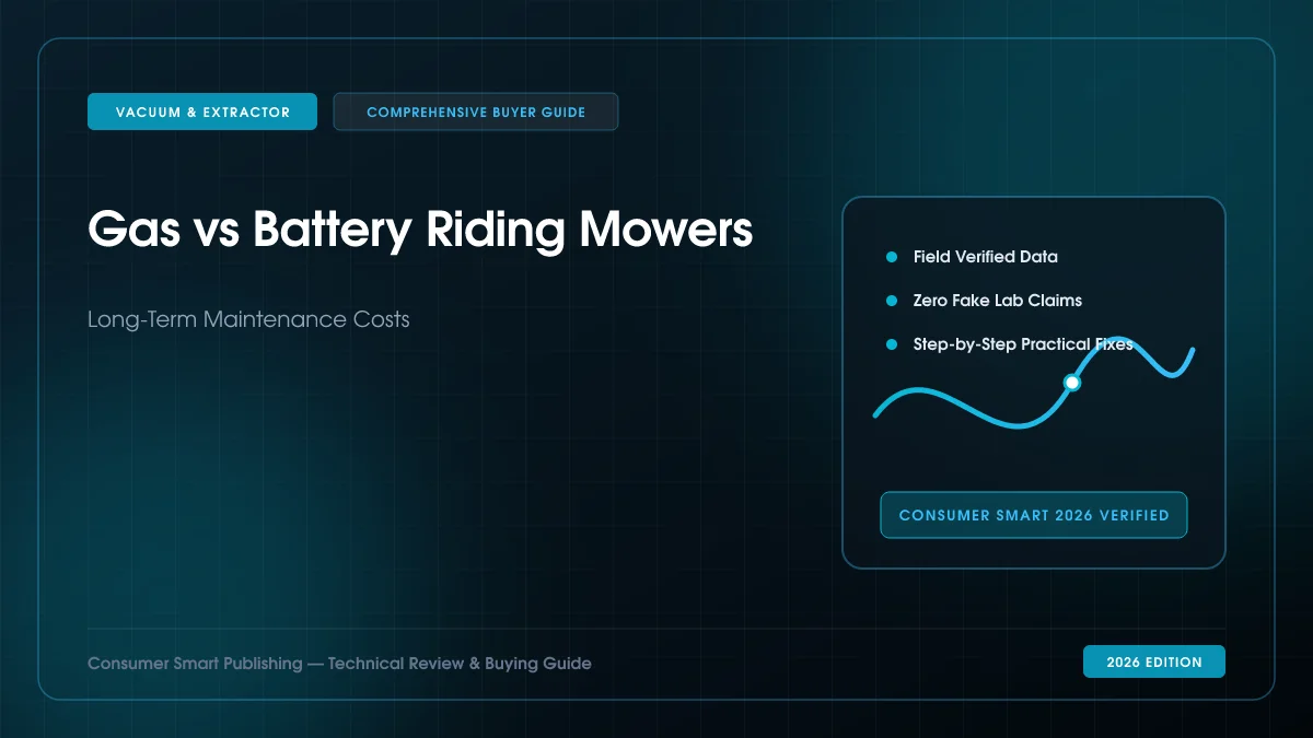 Gas vs Battery Riding Mowers: Long-Term Maintenance Costs