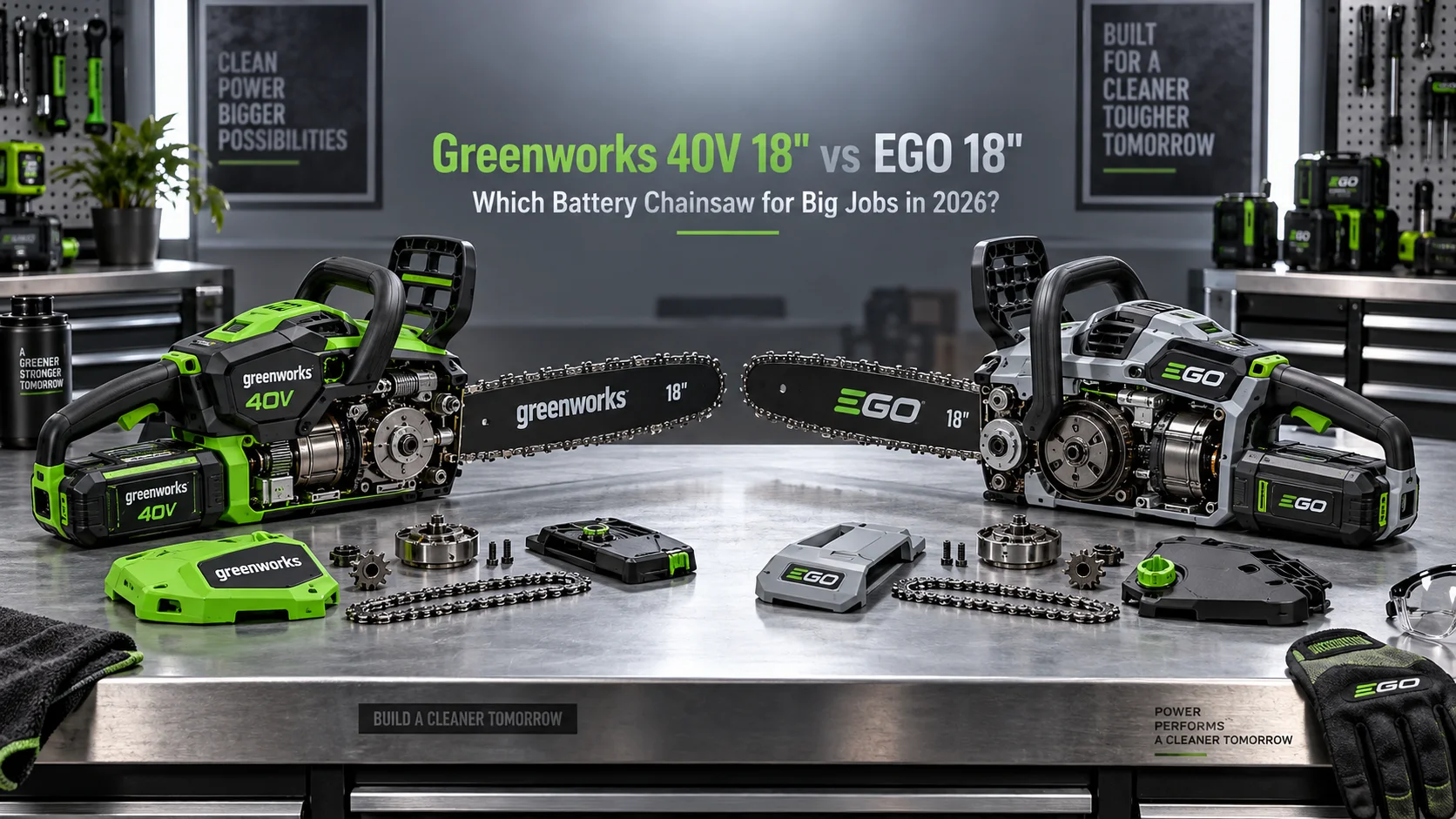 Greenworks 40V 18" vs EGO 18": Which Battery Chainsaw for Big Jobs in 2026? Greenworks 40V 18" vs EGO 18": Which Battery Chainsaw for Big Jobs in 2026? Detail