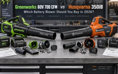Greenworks 60V 700 CFM vs Husqvarna Leaf Blaster 350ib (2026)