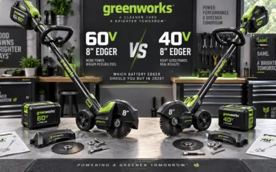 Greenworks 60V 8″ vs 40V 8″ Edger: Which Battery Edger Should You Buy in 2026?