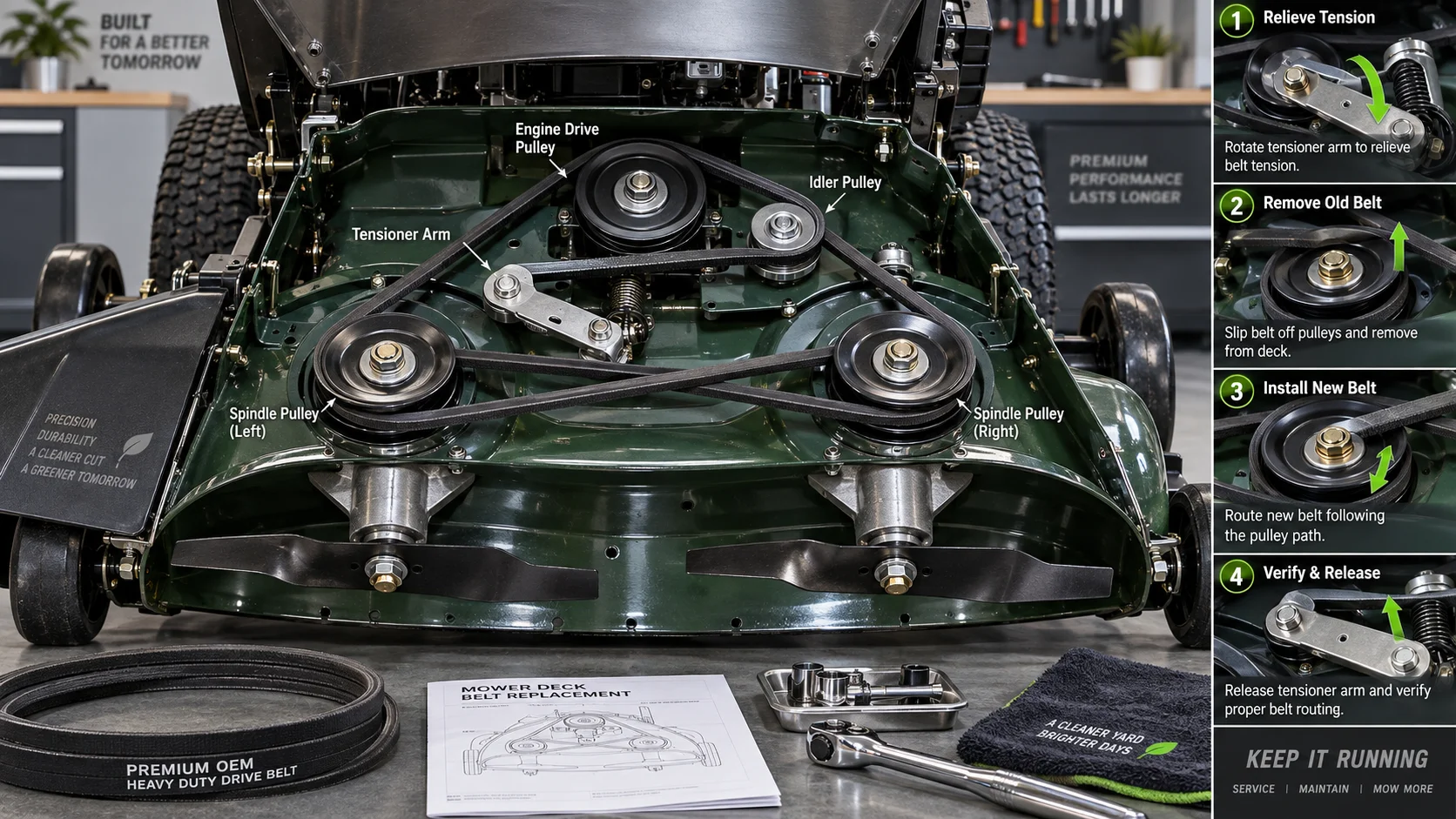 How to Change a Lawn Mower Belt: Step-by-Step Guide Detail