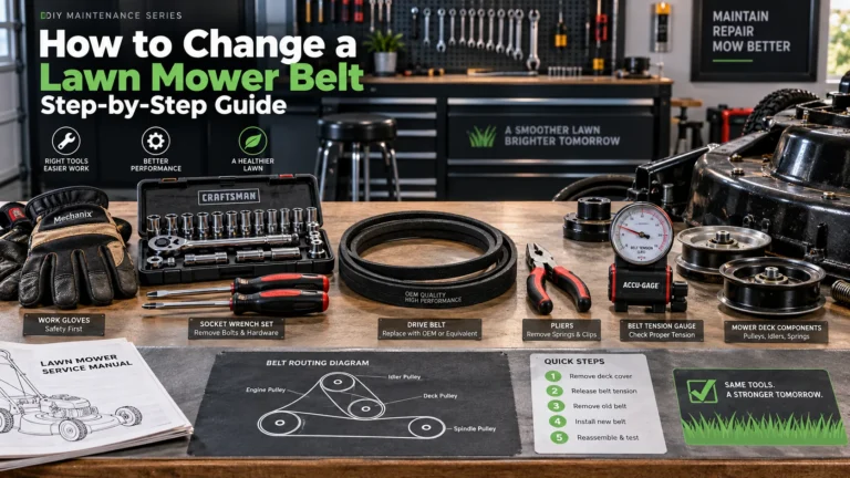 How to Change a Lawn Mower Belt: Step-by-Step Guide