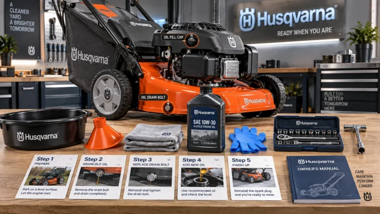 How to Change Oil in a Husqvarna Lawn Mower: A Step-by-Step Guide