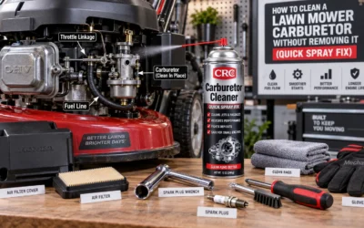 How to Clean Lawn Mower Carburetor Without Removing