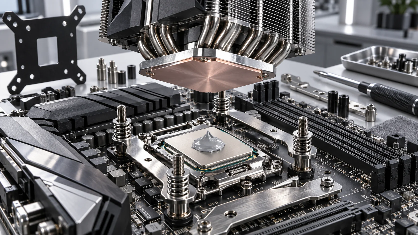 How to Install a CPU Cooler &amp; Mounting Bracket: AM5 &amp; LGA 1851 (2026) Detail