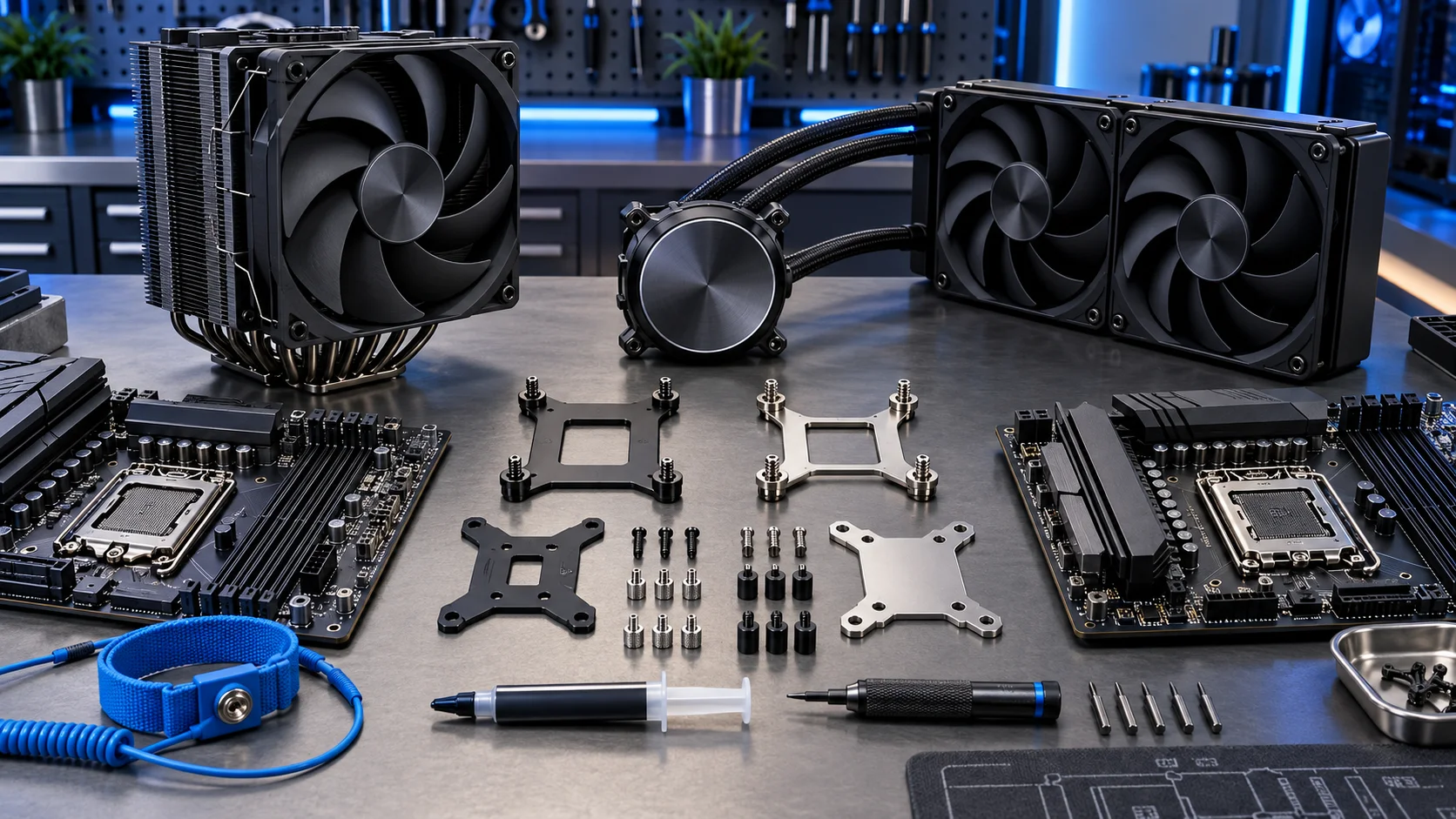 How to Install a CPU Cooler &amp; Mounting Bracket: AM5 &amp; LGA 1851 (2026)