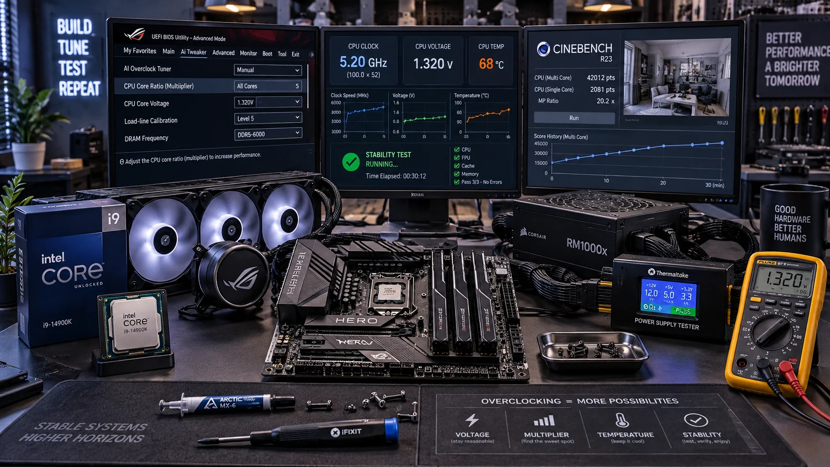 How to Overclock Your CPU: Safe Voltage, Multipliers &amp; Stability Stress Testing