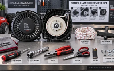 How to Restring Lawn Mower Starter Rope