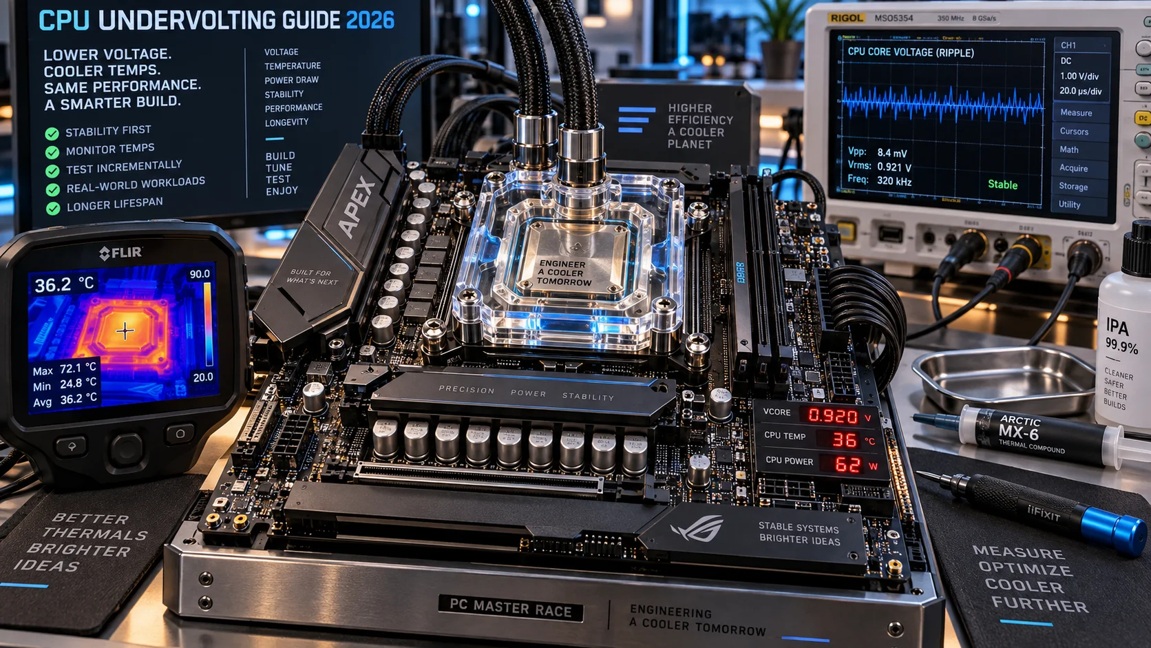 How to Safely Undervolt Modern Desktop CPUs: Voltage &amp; Thermal Guide (2026) Detail