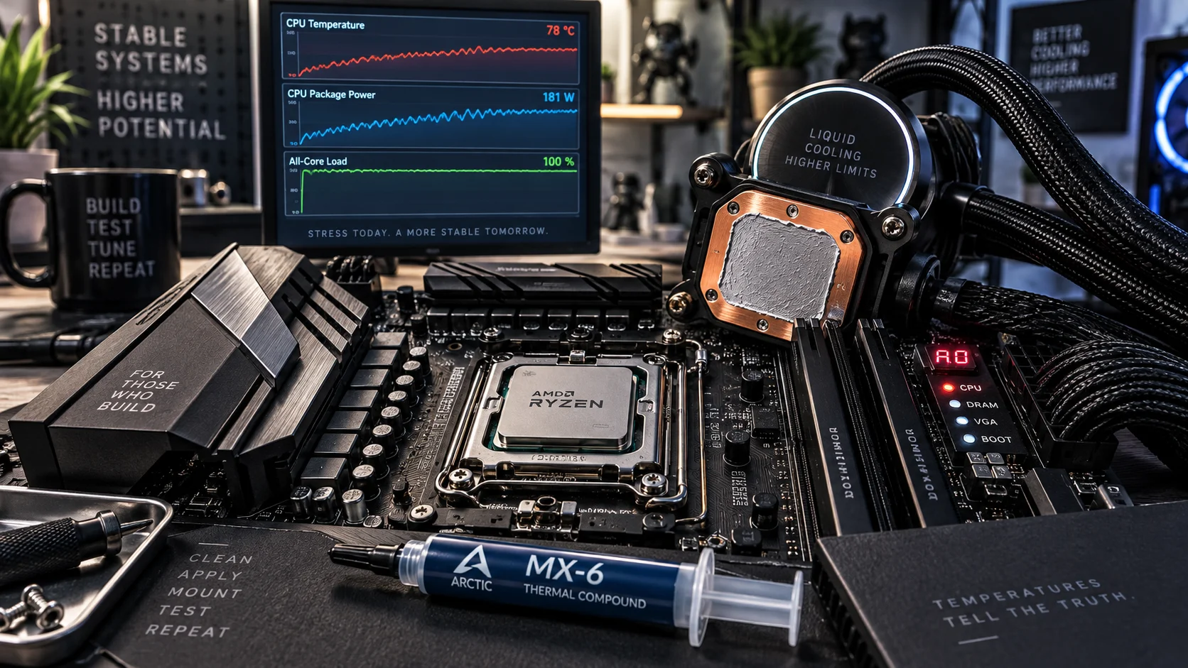 How to Stress Test CPU Stability: Prime95, Cinebench 2026 & OCCT Guide Component View