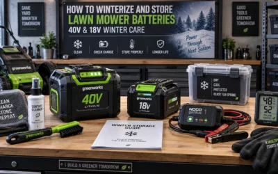 How to Winterize and Store Lawn Mower Batteries: 40V & 18V Winter Care