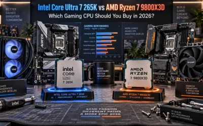 Intel Core Ultra 7 265K vs AMD Ryzen 7 9800X3D: Which Gaming CPU Should You Buy in 2026?