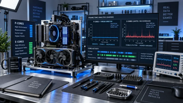 Intel P-Cores vs E-Cores: How Thread Director Affects Gaming Stutter (2026)