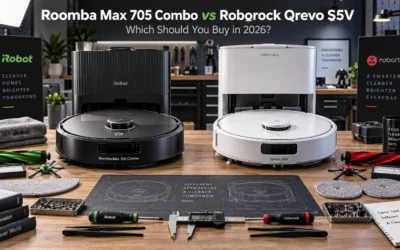 iRobot Roomba Max 705 Combo vs Roborock Qrevo S5v (2026)