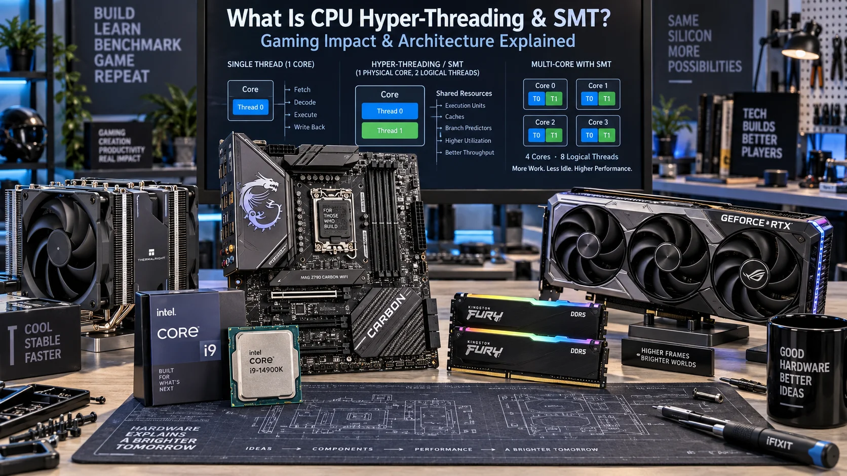 Is It Easy To Hyperthread A Cpu: Multi-Core Compared (2026) What Is CPU Hyper-Threading & SMT? Gaming Impact & Architecture Explained