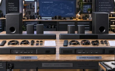LG S40TR vs ULTIMEA Poseidon M60: Which Budget 5.1 Soundbar Should You Buy in 2026?