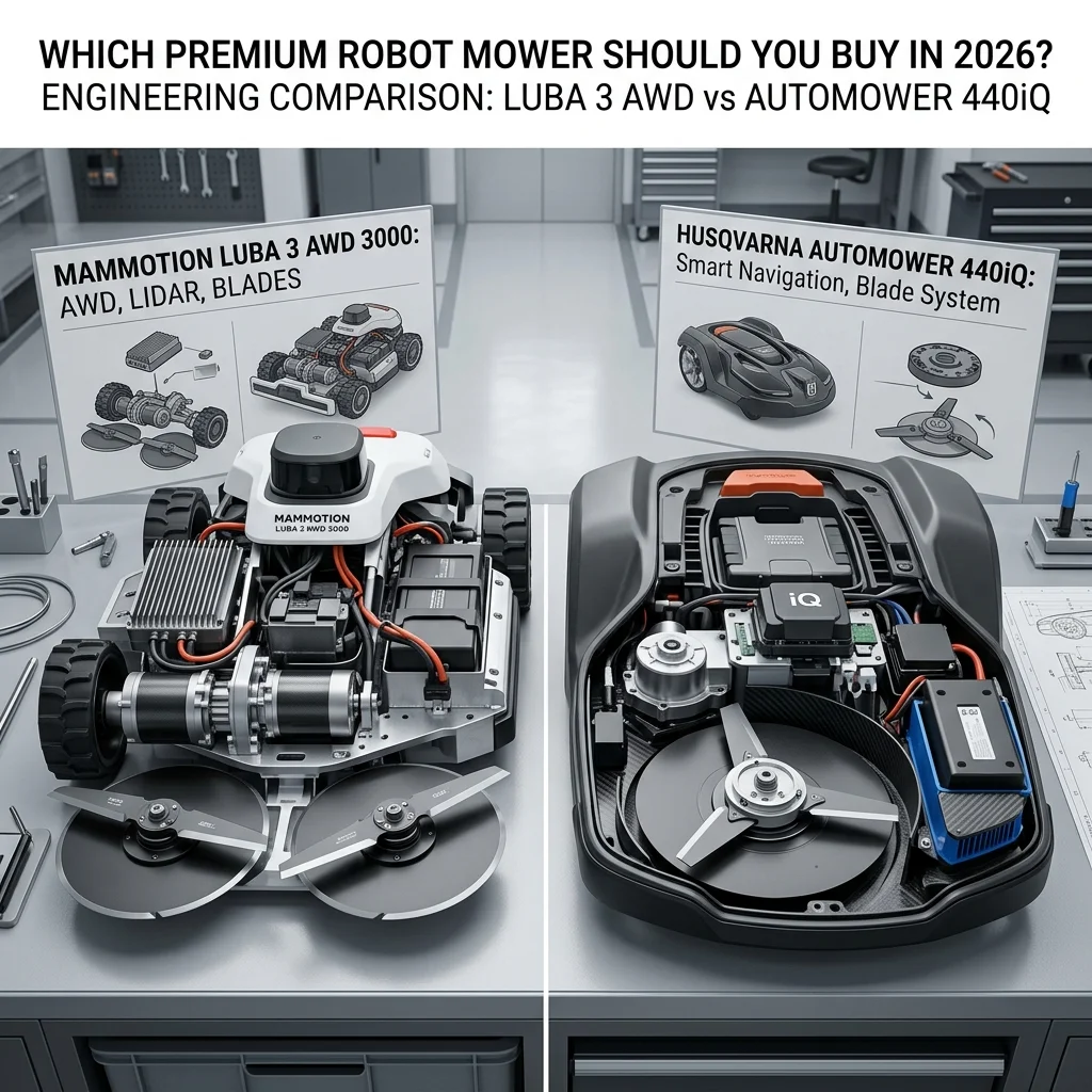 Mammotion LUBA 3 AWD 3000 vs Husqvarna Automower 440iQ: Which Premium Robot Mower Should You Buy in 2026? Mammotion LUBA 3 AWD 3000 vs Husqvarna Automower 440iQ: Which Premium Robot Mower Should You Buy in 2026? Detail