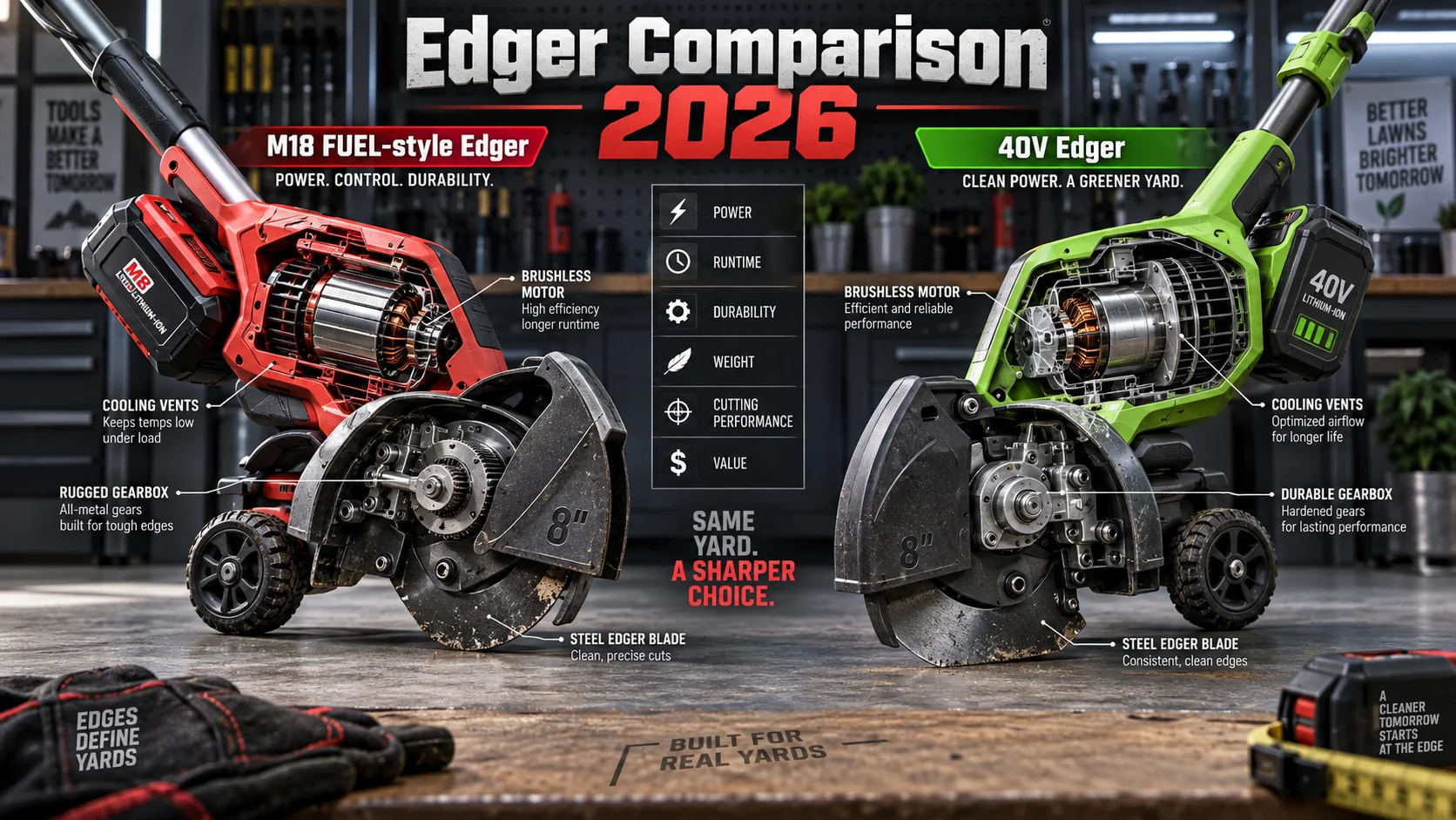 Milwaukee M18 FUEL Edger vs Greenworks 40V Edger: Which Should You Buy in 2026? Detail