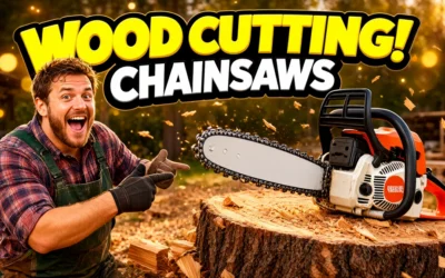 Old Mcculloch Chainsaw: 2-Stroke Engine Output