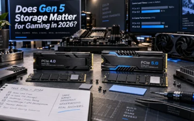 PCIe 4.0 vs PCIe 5.0 NVMe SSDs: Does Gen 5 Storage Matter for Gaming in 2026?