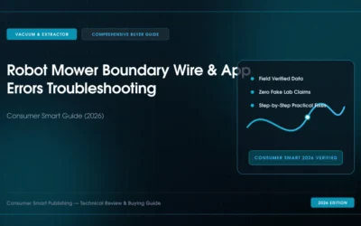 Robot Mower Boundary Wire & App Errors Troubleshooting