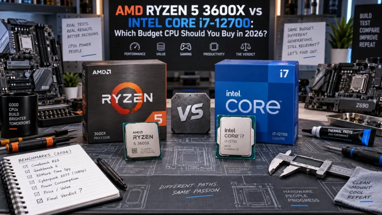 AMD Ryzen 5 3600X vs Intel Core i7-12700: Which Budget CPU Should You Buy in 2026?