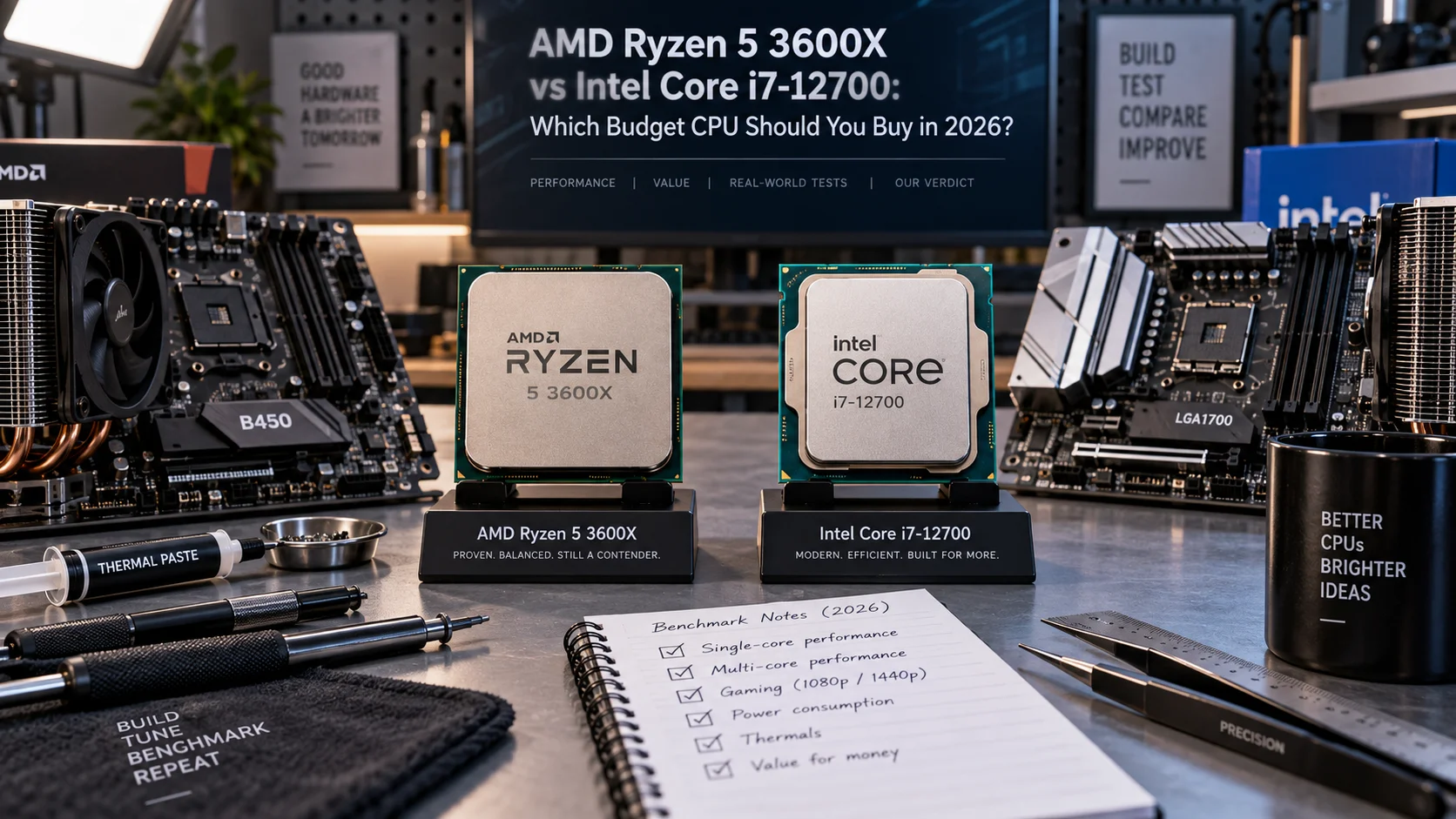 AMD Ryzen 5 3600X vs Intel Core i7-12700: Which Budget CPU Should You Buy in 2026?