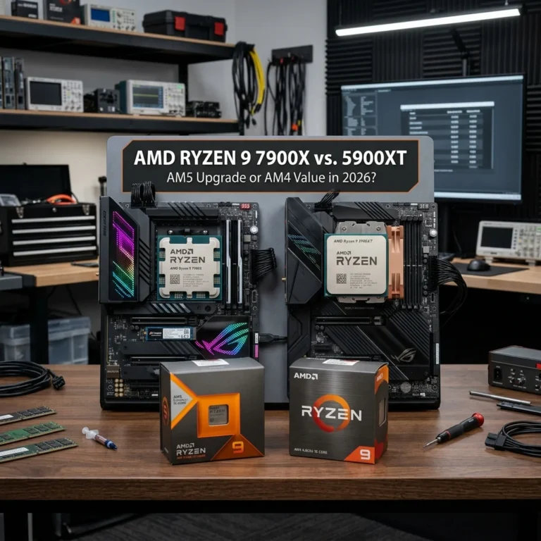 AMD Ryzen 9 7900X vs 5900XT: AM5 Upgrade or AM4 Value in 2026?