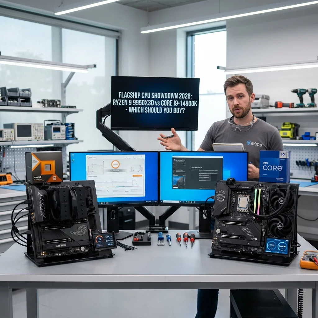 AMD Ryzen 9 9950X3D vs Intel Core i9-14900K: Which Flagship CPU Should You Buy in 2026?