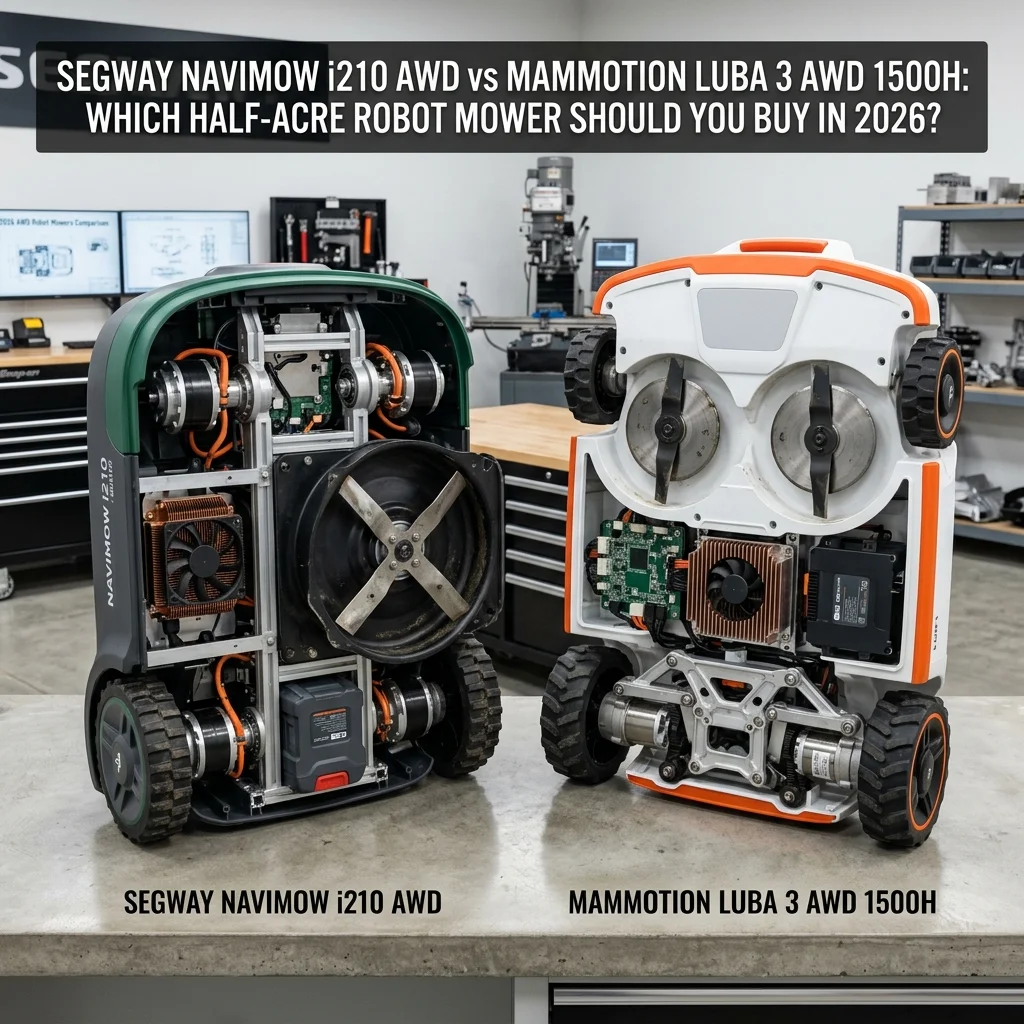 Segway Navimow i210 AWD vs Mammotion LUBA 3 AWD 1500H: Which Half-Acre Robot Mower Should You Buy in 2026? Segway Navimow i210 AWD vs Mammotion LUBA 3 AWD 1500H: Which Half-Acre Robot Mower Should You Buy in 2026? Detail