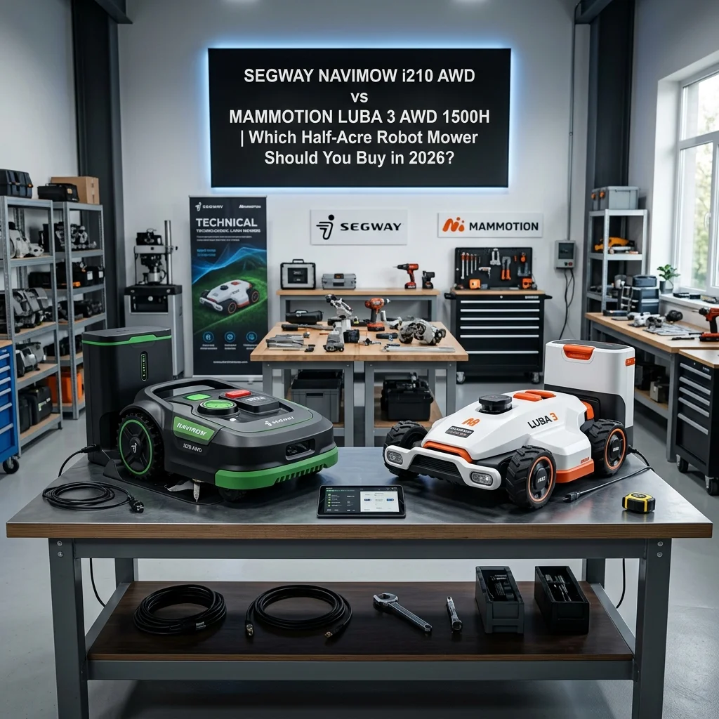 Segway Navimow i210 AWD vs Mammotion LUBA 3 AWD 1500H: Which Half-Acre Robot Mower Should You Buy in 2026? Segway Navimow i210 AWD vs Mammotion LUBA 3 AWD 1500H: Which Half-Acre Robot Mower Should You Buy in 2026?