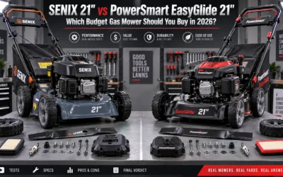 SENIX 21″ vs PowerSmart EasyGlide 21″: Which Budget Gas Mower Should You Buy in 2026?