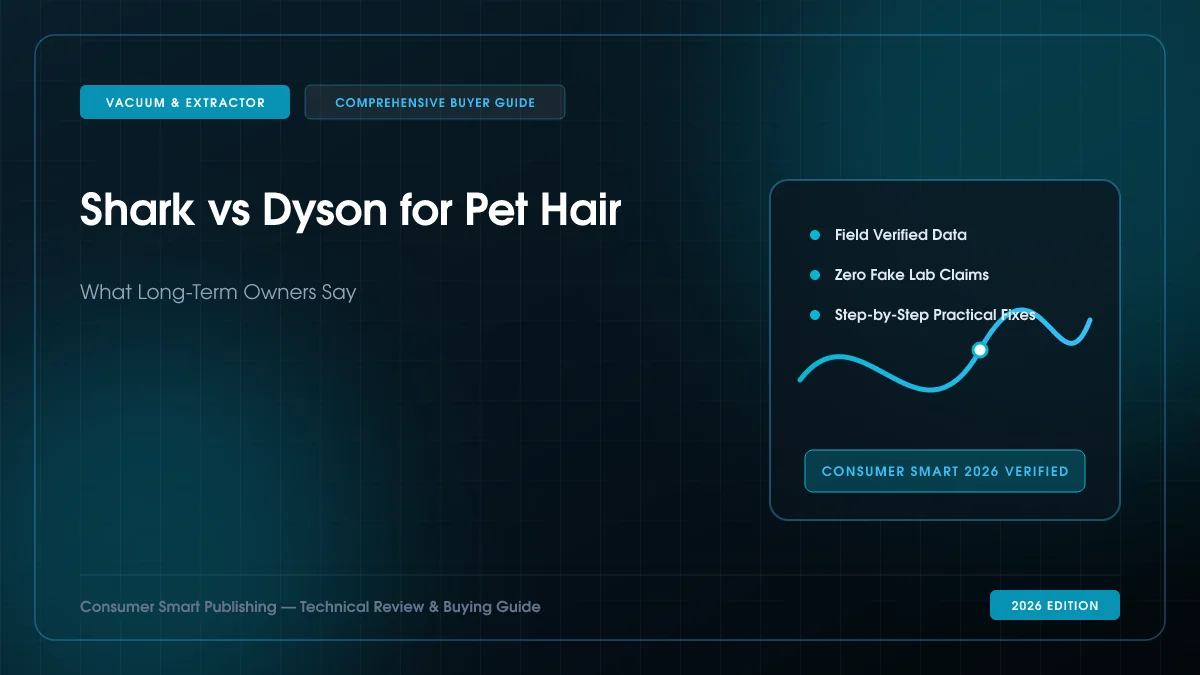 Shark vs Dyson for Pet Hair: What Long-Term Owners Say