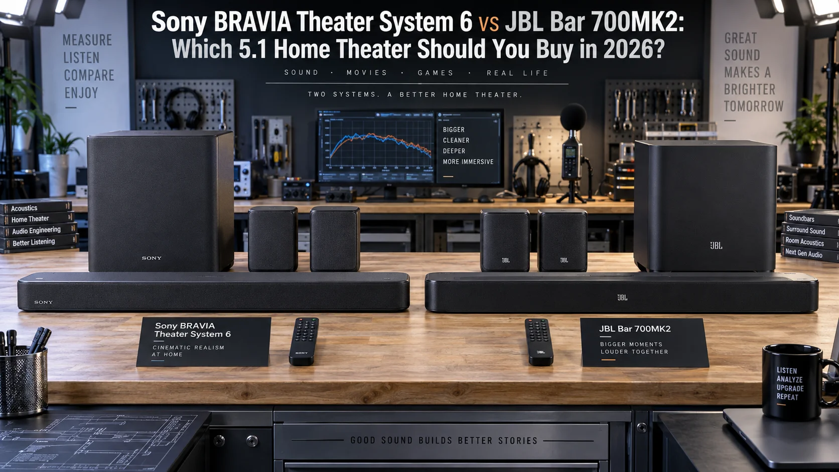 Sony BRAVIA Theater System 6 vs JBL Bar 700MK2: Which 5.1 Home Theater Should You Buy in 2026?